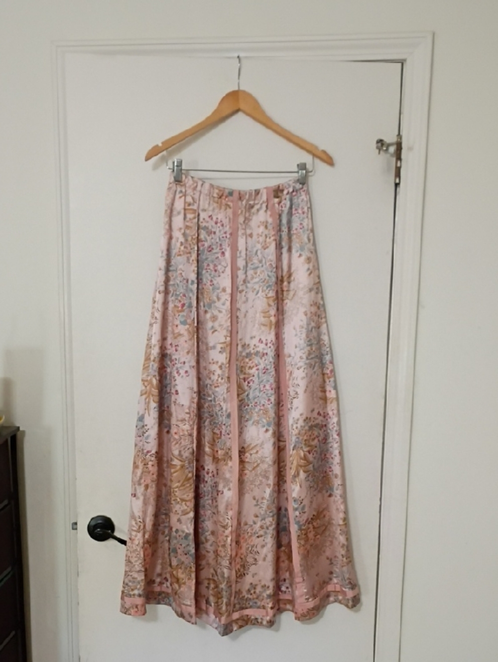 Vintage Chessa Davis Floral Maxi Skirt S